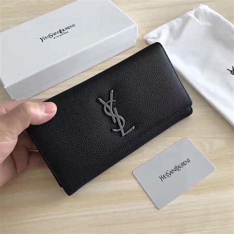 slim long wallet ysl|ysl small wallet for women.